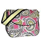 Hoohobbers Baby Pink Whimsey Messenger Diaper Bag