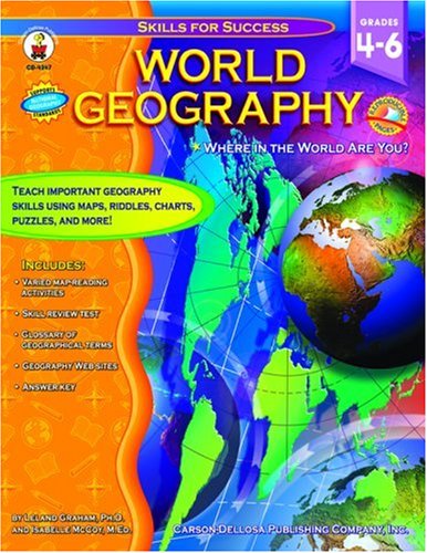 Textbook - World Geography: Where In The World Are You? (Skills for Success Grades 4-6)