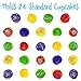 Pudgy Pedro's Blue 3 Tier Cupcake Stand Party Supplies (Polka Dot), 14 x 12