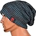 Z&s Mens Womens Slouch Long Beanie Winter Knit Skull Cap Hat B0724