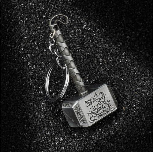 Khaopan Keyring- New Online games Cool US Retro Super Hero Hot Logo Shield Metal Keyring Keychain Type Silver The Avengers