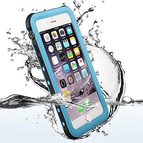 iPhone 7 Plus Waterproof Case, iBeek IP68 Shockproof Dirtproof Snowproof Case Full Sealed Protection Cover Defender for Apple iPhone 7 Plus (6.6ft Underwater, Slim Fit, Built-in Touch Screen) (Blue)