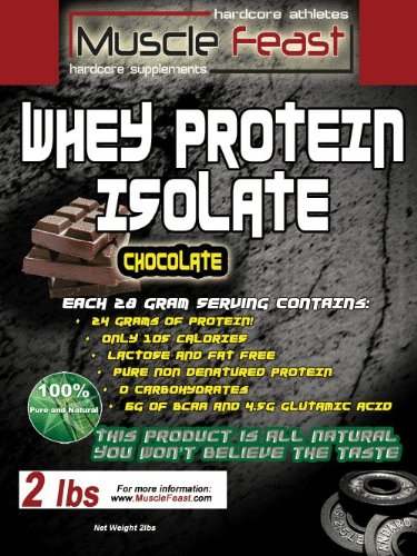 Chocolate Whey Protein Isolate - 2lbs
