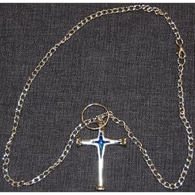  Anime Ishida UryuuS Quincy Cross Necklace