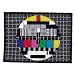 Aufn�her B�gelbild Aufb�gler Iron on Patches Applikation TV Testbild Kult Retro Vintage St�rbild Fernseher