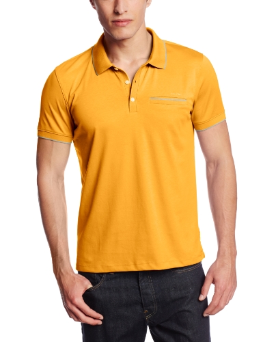 Calvin Klein Men's Short-Sleeve Polo Shirt With Contrast Piping