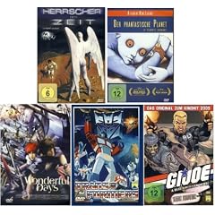 Anime Sammleredition - mit 5 Filmen (mit Herrscher der Zeit, Der phantastische Planet, Wonderful Days, Transformers und G.I.Joe) [5 DVDs]
