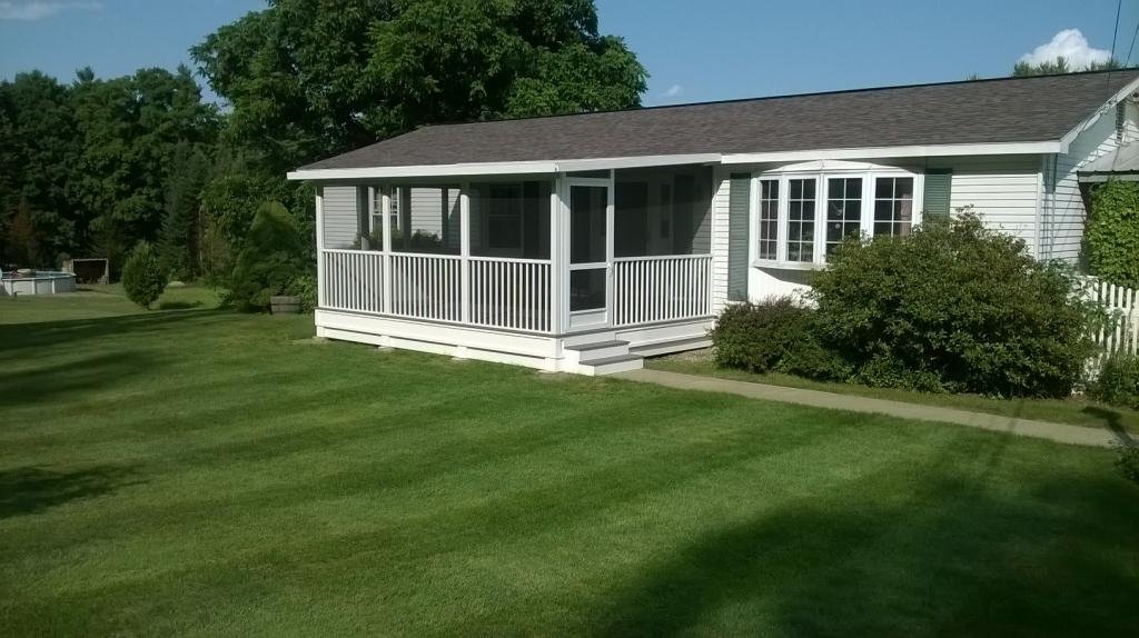 Patio Enclosure Screen Wall - 8 ft Aluminum 1x2 Extrusion - White ... Patio Enclosure Screen Wall - 8 ft Aluminum 1x2 Extrusion - White ...