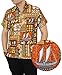 Tropical Jungle Fashionable 60/70's Vintage Theme Inspired Mens Hawaiian Shirt
