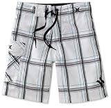 Hurley Boys 2-7 Puerto Rico Boardshort, White, 6