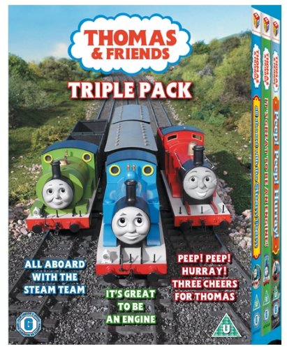 Thomas & Friends - All Aboard With The Steam Team/It's Great To Be An Engine/Peep! Peep! Hurray! [DVD]