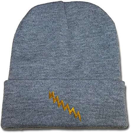 HAIHONG Quicksilver Symbol Logo Beanie Fashion Unisex Embroidery Beanies Skullies Knitted Hats Skull Caps - Grey