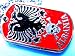 ALBANIA FLAG MILITARY DOG TAG EAGLE SKULL ARMY PENDANT