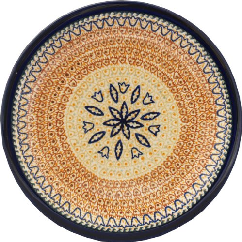 Polish Pottery Dinner Plate 1014-117a