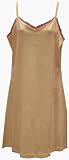 RocketWear Women's Spa Solid Yellow Cotton Knit Chemise/Nightgown