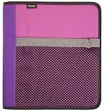 Mead Zipper Binder and Interior Expanding File, 1.5-Inch, Pink (72169)