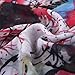 MissShorthair Women's Spring Fashion Light Weight Artistic Floral Ink Print Infinity Scarf