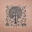 Warli Tribal Art from India 11.8 x 11.8 inches