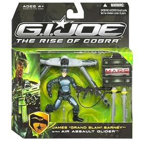 G.I. Joe: The Rise of Cobra - James "Grand Slam" Barney with Air Assault Glider