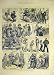 1881 Sketches Fancy-Dress Ball Sailors Funny Family