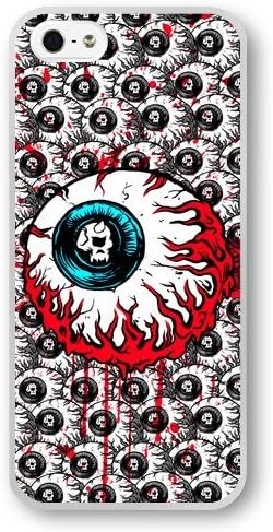 The Personalized Customized TPU Watch Eyeball White Mishka iPhone 5S Cover