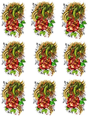 Bajidoo Green Dragon Decal Full Sheet