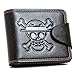 Everyday Better Life One Piece Anime Pictures Designed Men's Bi-fold Cartoon Wallet