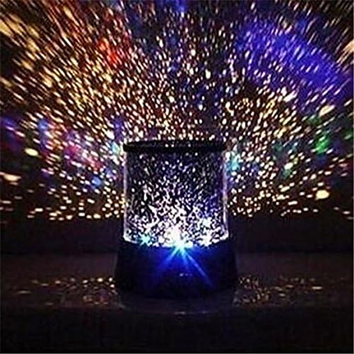 Color-changing Star Beauty Starry Sky Projector Night Light (3xAA, Random Color),Night light Lamp Party Home Decoration