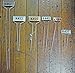 Bosmer K455 Large-Faced Copper Plated Metal Plant Markers, 10-Inch High (Pack of 20)