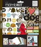 me & my BIG ideas mambiKIT Scrapbook Page Kit, I Love My Dog, 8-Inch by 8-Inch