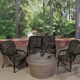Tivoli 4-Piece Patio Conversation Table and Chairs Set by SHADE TRENDS INC