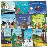 Julia Donaldson and Axel Scheffler Pack, 10 books, RRP £61.90 (Squash and a Squeeze;Charlie Cooks Favourite Book;Monkey Puzzle;Room on the Broom;Stick Man;The Gruffalo;The Gruffalos Child;The Smartest Giant in Town;The Snail and the Whale;Tiddler).