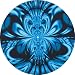 Musicians Gear Global Series Custom DJ Slipmat Pair - Deep End