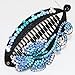Banana Clips: Hawaiian Flower Design with Beautiful Crystals Rhinestones