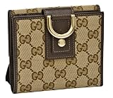 Gucci Beige Canvas New Abbey French Purse 141411-BG-BR