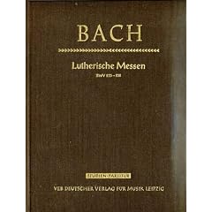 Lutherische Messen, BWV 233-236. Studienpartitur