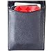 UsefulThingy Leather Money Clip for Men Front Pocket Wallet - Slim RFID Blocking (Black)