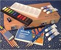 Reeves Watercolor Artist Box- Complete Set in a Wooden Box