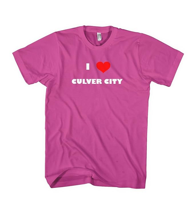 Amazon.com: I Love Culver City Ca City Country Unisex Adult T ...