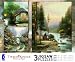 Search : Ceaco Thomas Kinkade 3 in 1 - Collector's Cottage, Stillwater Bridge and Evening In The Forest