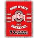 Ohio State Buckeyes NCAA National Championship Commemorative Woven Tapestry Throw (48