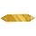 Dorian Tool NTP PVD-TiN Coated Carbide DorNotch Threading and Grooving Insert, Positive Rake Angle, Left Hand Cut, General Purpose Chip Breaker for Non Ferrous Metals, V Thread, 8-36 External/7-20 Internal TPI (Pack of 10)