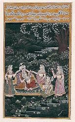 India Folk Paintings Miniatures Drawings & Water Color on Paper 5.75 x 9 inches