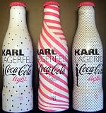 Official Coca Cola Light COLLECTABLE Karl Lagerfeld Limited Designer edition - Lot of 3