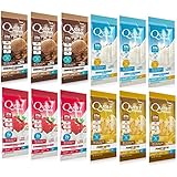 Quest Nutrition Protein Powder, (12 Count) 3 Vanilla, 3 Chocolate, 3 Peanut Butter, 3 Strawberry