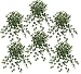 SIX 30" English Ivy Artificial Hanging Bushes Green Frosted