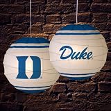 Duke Blue Devils 18 Inch Rice Paper Lamp NCAA College Athletics Fan Shop Sports Team Merchandise