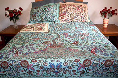 Tree of Life Full/Queen Reversible Duvet Cover-PLUS 2 SHAMS