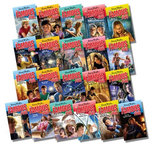 Modern Famous Five Collection, 21 Books, RRP £104.79 (Treasure Island; Adventuring Again; Run Away Together; Smugglers Top; A Caravan; Kirrin Island; Camp; Into Trouble; Adventure; Hike Together; Wonderful Time; Sea; Mystery Moor..)