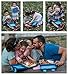 The BEST Bento Box For Kids & Adults- Unique Lunch Box With 4 Different Compartments- Keeps Food Fresh- Dishwasher & Microwave Safe- Great For School or Work- Cool Blue Color- Leak Proof & BPA FREE!